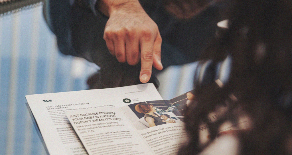 The Lactation Network pamphlets explain that breastfeeding is a skill that expert lactation consultants can help teach